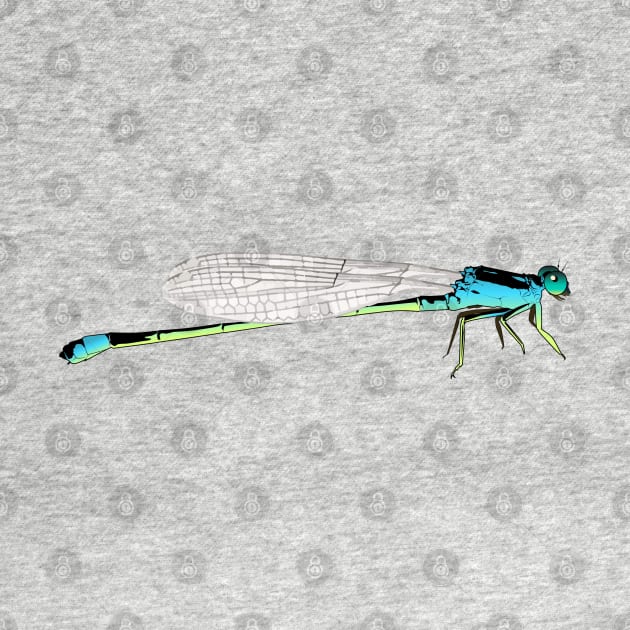 Damselfly by Sticker Steve